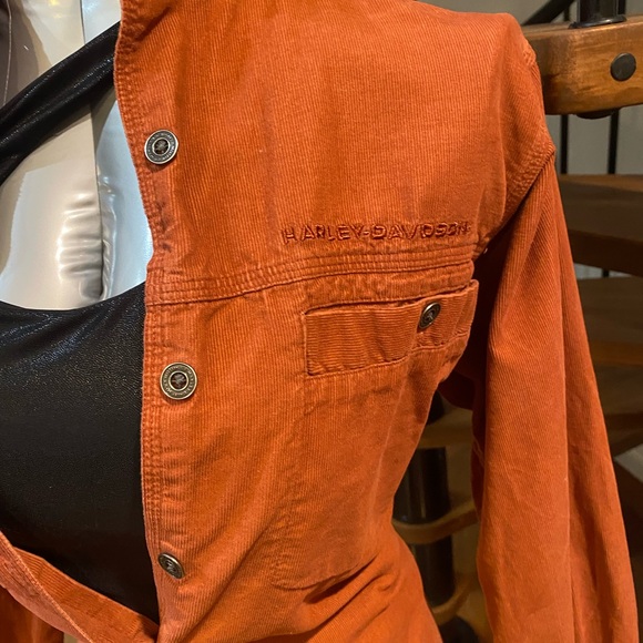Harley-Davidson Corduroy Button Down Shirt - Picture 9 of 9